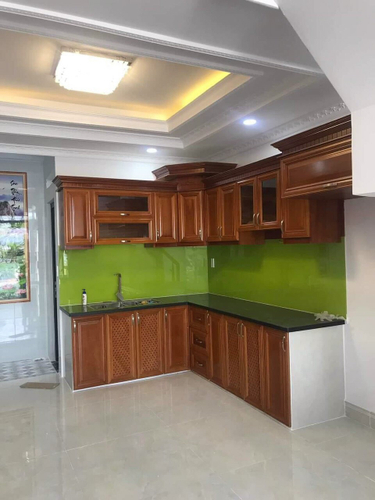 Nhà phố Quận 12 Nhà phố thiết kế 1 trệt, 1 lửng và 3 lầu diện tích 75.7m2.