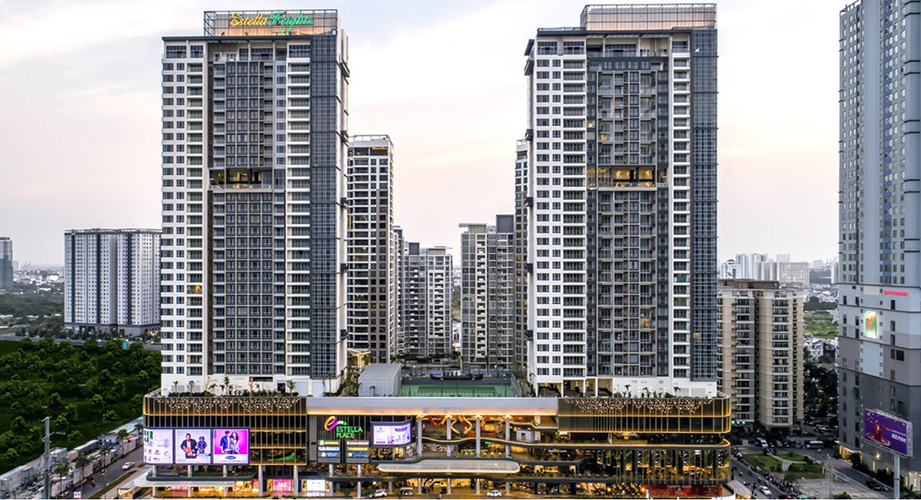 Căn hộ Estella Heights, Quận 2 Căn hộ Estella Heights 2 phòng ngủ tầng cao T1 đầy đủ nội thất.