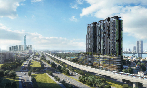 Căn hộ Masteri Lumiere Riverside, Quận 2 Căn hộ cao cấp Masteri Lumiere Riverside tầng 30, không nội thất.