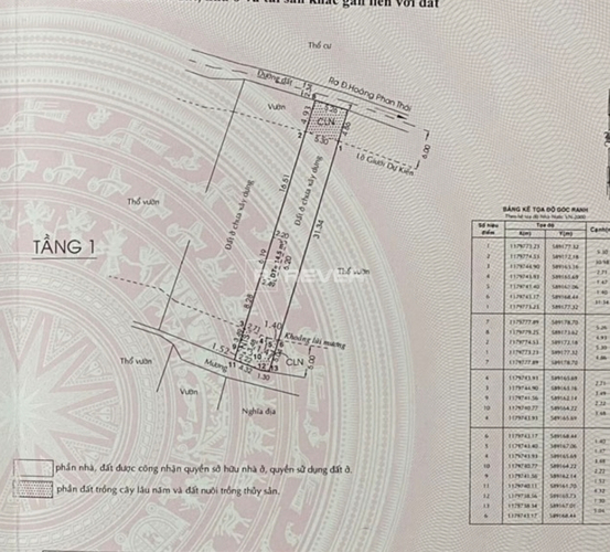  Đất nền Đường Hoàng Phan Thái diện tích 223.4m² pháp lý sổ hồng.