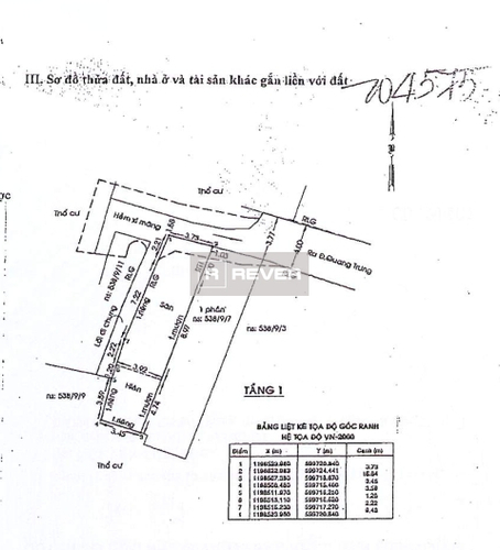  Nhà phố đường Quang trung sầm uất, diện tích đất 63.4m2 thoáng đãng.