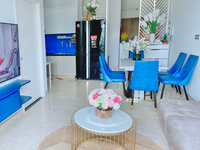 Căn hộ Lux Garden, Quận 7 Căn hộ Lux Garden diện tích 57m2, có 28m2 sân vườn.