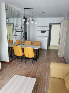 phòng khách căn hộ Diamond Riverside Căn hộ cao cấp Diamond Riverside tầng cao view đón gió mát mẻ.