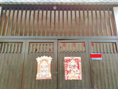 Nhà phố Quận 12 Nhà phố thiết kế 1 trệt, 1 lửng diện tích 58.8m2, cửa hướng Đông Bắc.