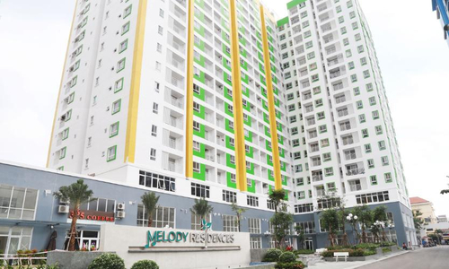 Căn hộ Melody Residence, Quận Tân Phú Căn hộ Melody Residences tầng 15 diện tích 70m2, nội thất cơ bản.