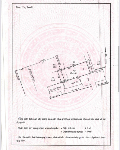 Nhà phố Quận 1 Nhà phố diện tích 41.4m2 đầy đủ nội thất, khu dân cư an ninh và yên tĩnh.