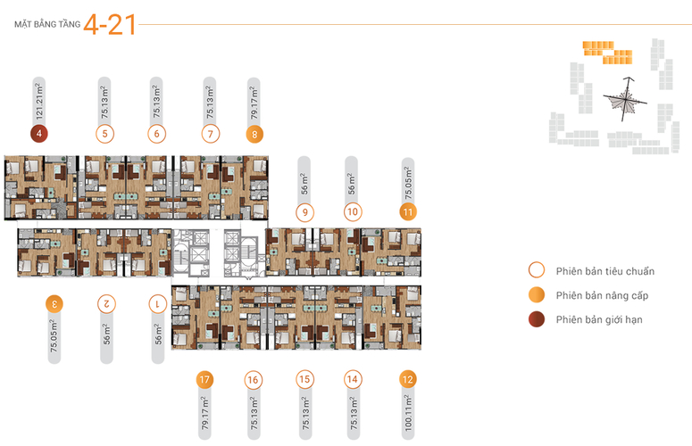 Căn hộ Akari City, Quận Bình Tân Căn hộ Akari City tầng 5 ban công rộng rãi, view đón gió mát.