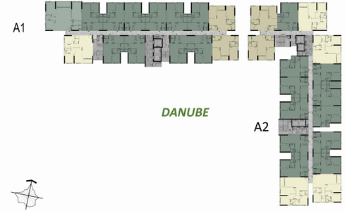  Căn hộ Westgate nội thất cơ bản diện tích 59m².