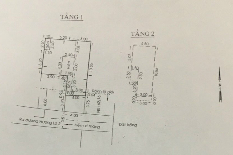  Nhà phố diện tích 86.5m2 nở hậu, nhà hiện đang cho thuê trọ và ở.