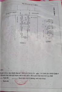 Nhà phố Quận 4 Nhà cấp 4 diện tích 54m2, gần nhà thờ Xóm Chiếu.