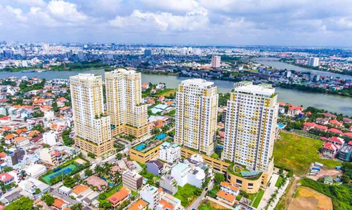 Căn hộ Tropic Garden, Quận 2 Căn hộ cao cấp Tropic Garden tầng 19, bàn giao nội thất cơ bản.