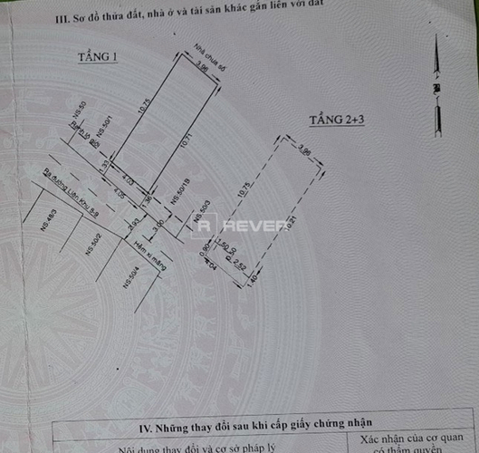  Nhà phố Đường Liên Khu 8-9 3 tầng diện tích 47.9m² hướng tây nam pháp lý sổ hồng.