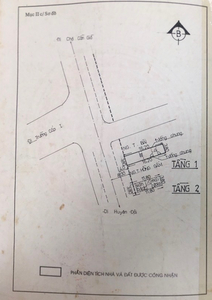 Nhà phố Huyện Cần Giờ Nhà phố thiết kế 1 trệt, 1 lầu diện tích 61.56m2, khu dân cư hiện hữu.