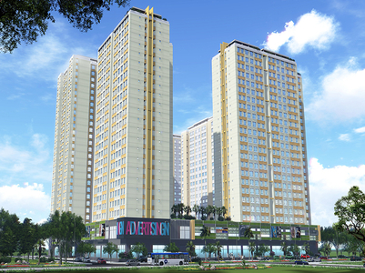 Căn hộ Topaz City, Quận 8 Căn hộ Topaz City tầng 15 thiết kế 2 phòng ngủ, nội thất cơ bản.