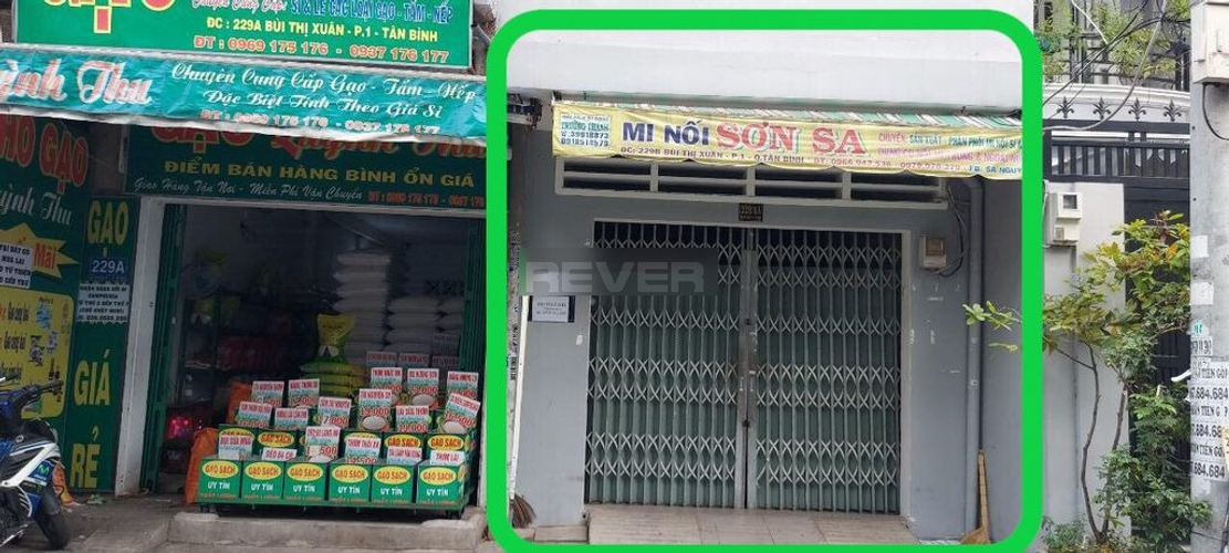 Nhà phố Quận Bình Tân Nhà mặt tiền đường Bùi Thị Xuân, diện tích 60m2 khu dân cư hiện hữu.