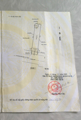 Nhà phố Quận 12 Nhà phố có sổ hồng riêng, diện tích nhà 101.4m2 rộng thoáng.