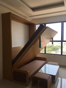 Phòng ngủ căn hộ The Sun Avenue, Quận 2 Căn hộ The Sun Avenue tầng 13 view thành phố, đầy đủ nội thất.