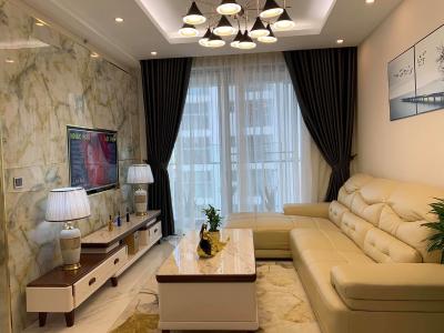 Phòng khách Phú Mỹ Hưng Midtown Căn hộ Phú Mỹ Hưng Midtown nội thất sang trọng, view nội khu.