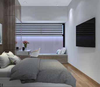 phòng ngủ căn hộ midtown Căn hộ Phú Mỹ Hưng Midtown tầng trung, nội thất sang trọng.