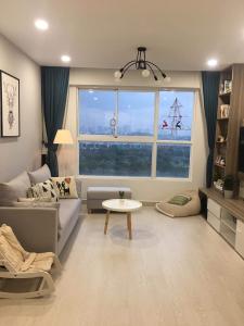Phòng khách , Căn hộ CitiHome , Quận 2 Căn hộ chung cư CitiHome nội thất đầy đủ, view thành phố thoáng mát.