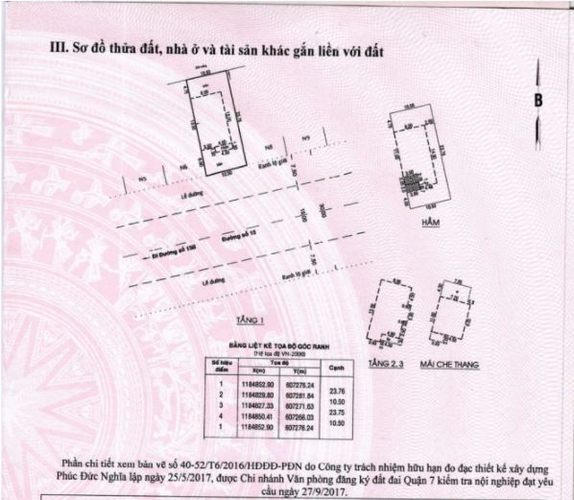 Biệt thự Quận 7 Biệt thự diện tích 250m2 thiết kế 1 trệt, 3 lầu và 1 tầng hầm để xe rộng rãi.