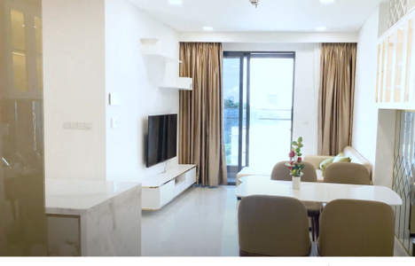 Căn hộ Kingdom 101, Quận 10 Căn hộ Kingdom 101 tầng 7 có 2 phòng ngủ, view đón gió thoáng mát.