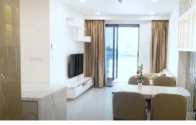 Căn hộ Kingdom 101, Quận 10 Căn hộ Kingdom 101 tầng 7 có 2 phòng ngủ, view đón gió thoáng mát.