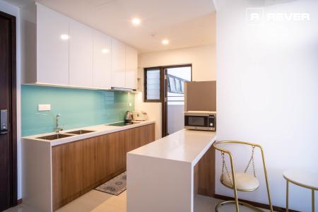 Phòng bếp One Verandah Quận 2 Căn hộ One Verandah đầy đủ nội thất, ban công thoáng mát.