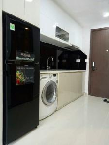 Không gian căn Office-tel The Tresor, Quận 4 Căn Office-tel The Tresor tầng 7 thiết kế sang trọng, đầy đủ nội thất.