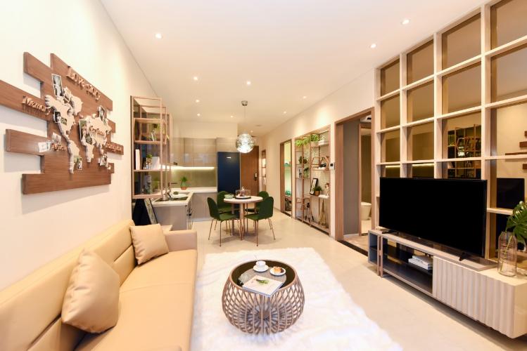 Nhà mẫu Sky 89 An Gia Căn hộ Sky 89 An Gia tầng cao, bàn giao nội thất cơ bản.