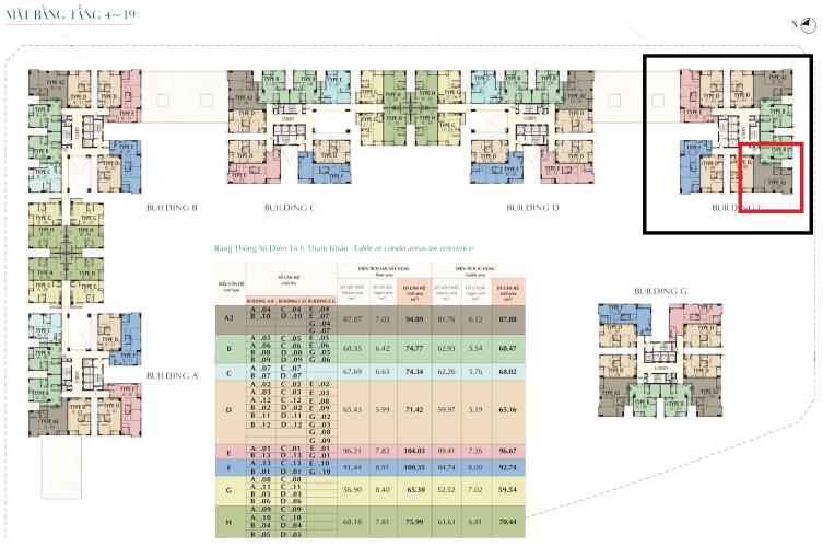 Mặt bằng tầng căn hộ Saigon South Residence Bán căn hộ thô tầng thấp Saigon South Residence nhìn về nội khu.