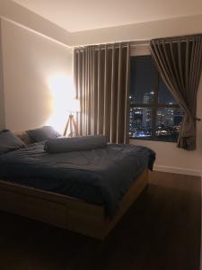 Phòng ngủ căn hộ The Sun Avenue Bán Căn hộ The Sun Avenue đầy đủ nội thất, cửa hướng Đông Bắc