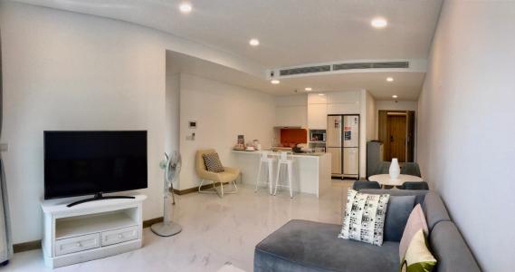 Căn hộ Sunwah Pearl, Quận Bình Thạnh Căn hộ Sunwah Pearl tầng 12A ban công hướng Đông Bắc, đầy đủ nội thất.