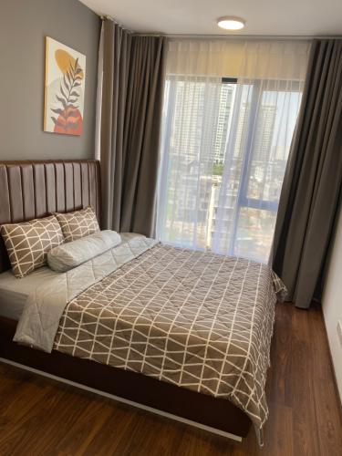 Phòng ngủ One Verandah Quận 2 Căn hộ One Verandah view thành phố, nội thất tiện nghi.
