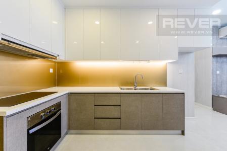 Bếp Cho thuê căn hộ Masteri Millennium tầng cao 2PN view sông