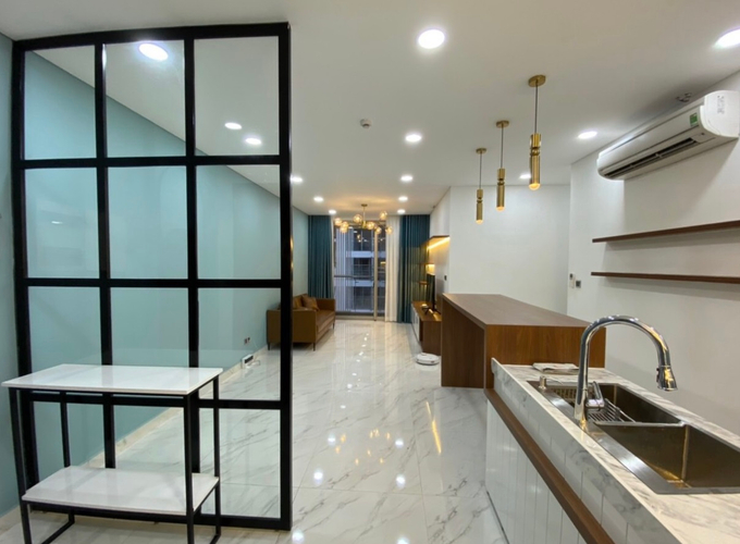 Căn hộ Phú Mỹ Hưng Midtown, Quận 7 Căn hộ Phú Mỹ Hưng Midtown tầng 11 thiết kế 2 phòng ngủ, đầy đủ nội thất.