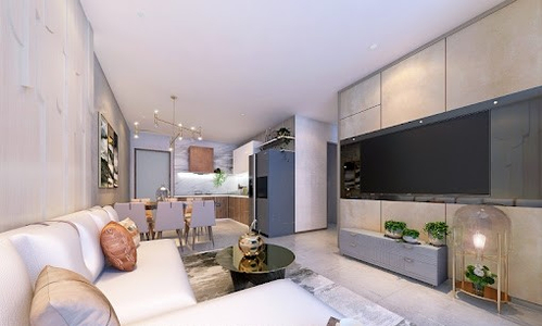 Nhà mẫu căn hộ Dự án 152 Điện Biên Phủ, Quận Bình Thạnh Căn hộ Dự án 152 Điện Biên Phủ tầng 15 diện tích 80m2, nội thất cơ bản.