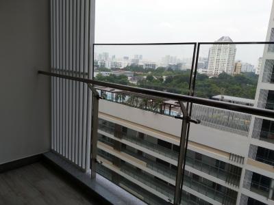 ban công căn hộ midtown Căn hộ Phú Mỹ Hưng Midtown không có nội thất diện tích 121.98m²