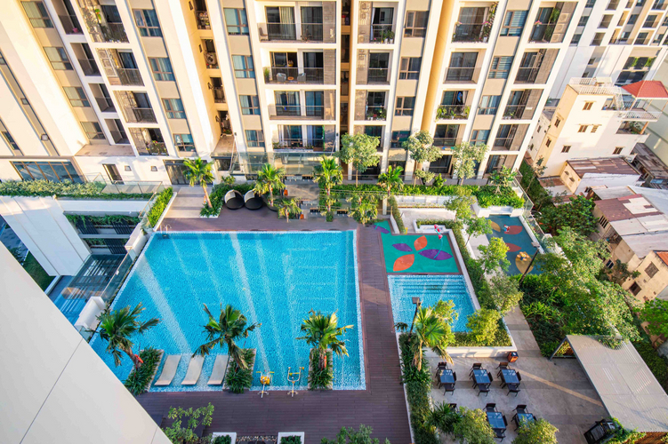 Tiện ích căn hộ HaDo Centrosa Garden, Quận 10 Căn hộ HaDo Centrosa Garden tầng 29 view nội khu, đầy đủ nội thất.