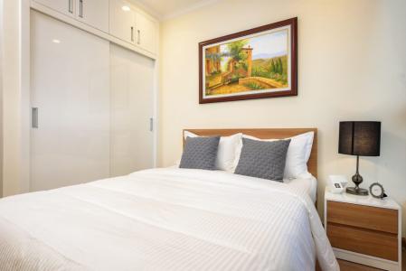 Phòng ngủ Vinhomes Central Park Căn hộ Vinhomes Central Park tầng trung, đầy đủ nội thất
