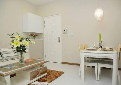 Căn hộ Dream Home Palace, Quận 8 Căn hộ Dream Home Palace tầng 8 thiết kế hiện đại, nội thất cơ bản.