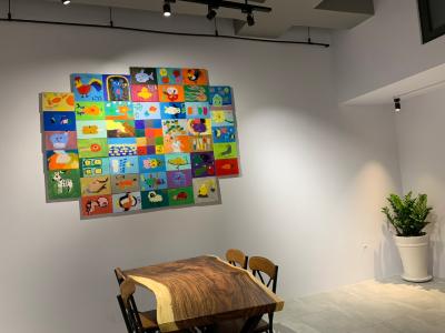 Bàn ăn căn hộ The Sun Avenue Office-tel tầng thấp The Sun Avenue có thiết kế hiện đại, nội thất đầy đủ