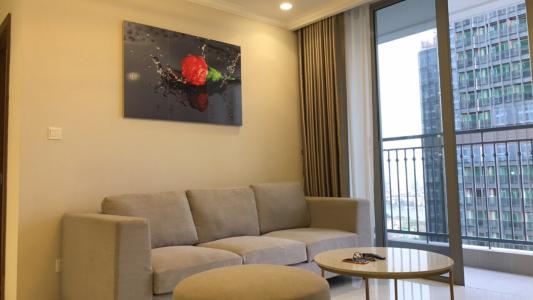 Phòng khách Vinhomes Central Park Căn hộ Vinhomes Central Park hướng ban công đông bắc đầy đủ nội thất diện tích 126m².