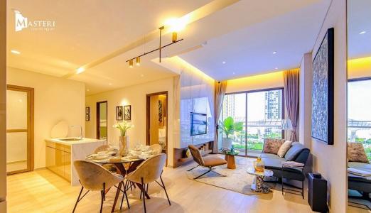 Nhà mẫu Masteri Centre Point, Quận 9 Căn hộ Masteri Centre Point tầng trung, bàn giao nội thất cơ bản. 