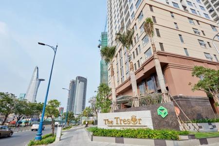  Tòa nhà căn hộ The Tresor Căn hộ tháp TS1 The Tresor, 3 phòng ngủ view nội khu yên tĩnh.