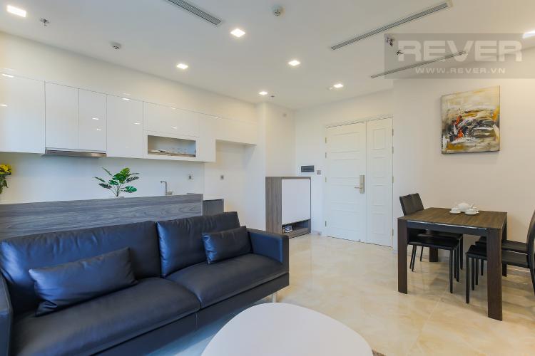 Phòng Khách Căn hộ Vinhomes Golden River tầng tháp, 2PN đầy đủ nội thất