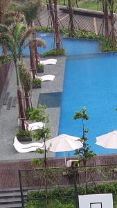 Hồ bơi căn hộ Saigon South Residence Căn hộ tầng cao Saigon South Residence hướng Đông đón nắng sớm.