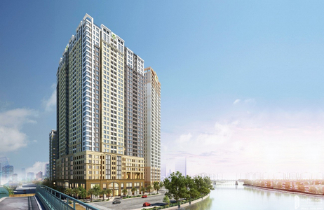 Saigon Royal, Quận 4 Căn hộ Saigon Royal tầng 16 view Bitexco Quận 1 tuyệt đẹp.