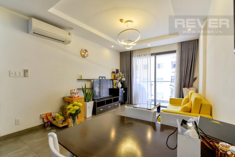 Phòng Khách The Gold View Căn hộ The Gold View tầng trung tháp A, đầy đủ nội thất, hướng Tây Nam