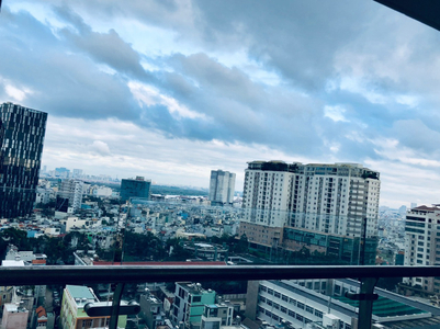 View căn hộ Masteri Millennium, Quận 4 Căn hộ Masteri Millennium hướng ban công đông bắc đầy đủ nội thất diện tích 65m²